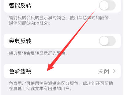 黔东南苹果14正规维修分享iPhone14如何关闭色彩滤镜 